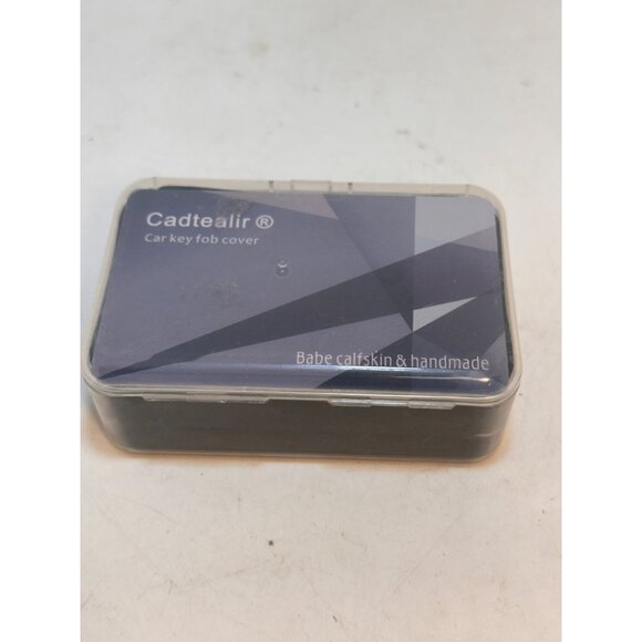 Range Rover Leather Car Key Fob Cover Calfskin By Cadtealir - Picture 5 of 6